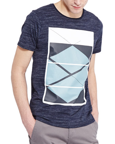 Centered Athleisure Printed T-Shirt